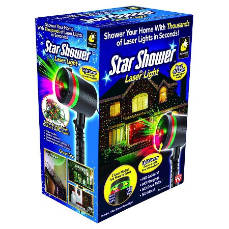 Лазерний проектор STAR SHOWER крапки червоні та зелені