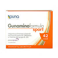 Gunaminoformula Sport (GUNA). 42 саше, 315 г. 8 незамінних амінокислот, вітаміни й антиоксиданти для спорту