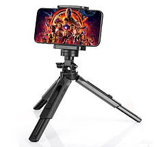 Трипод телескопічний штатив для телефону і камери 12-23 см селфи Tripod support, фото 2