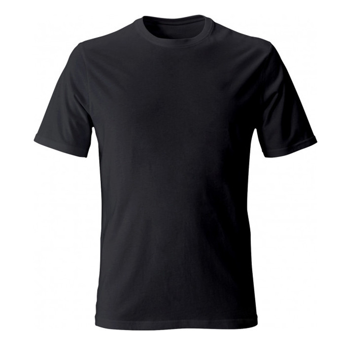 Футболка бавовна чорна - фото 1 - id-p1296642028