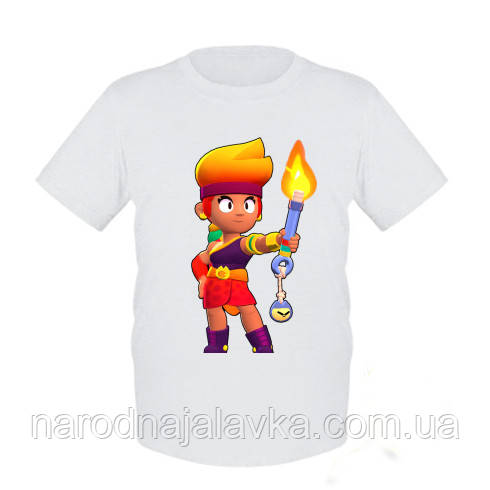 Футболка BS герой вовк Леон. Werewolf Leon (Бро Стар) В наявності з будь-яким героєм гри.