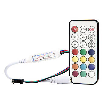 Контролер SMART RGB PROLUM (21 кнопка; IR; 6A; WS2811;WS2812)