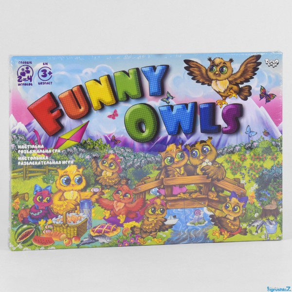 Настольная игра бродилка Funny Owls DTG98 - фото 1 - id-p592309865