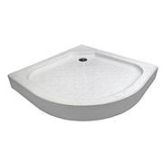 Піддон 90*90*15 см напівкруглий, акрил, сифон в комплекті Арт. 90RZ812