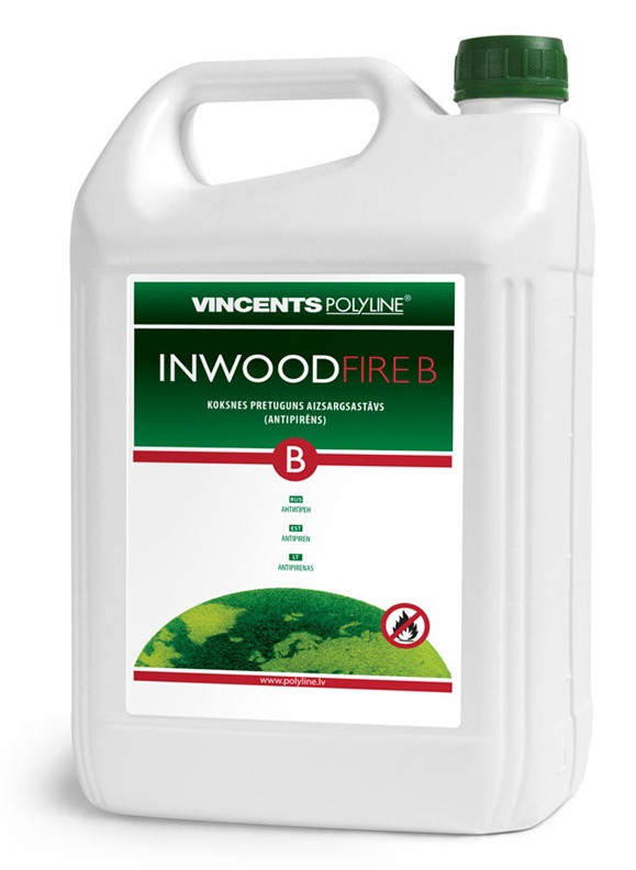 Антипірен Inwood Fire B, прозорий, 1 літровий, Vincents Polyline