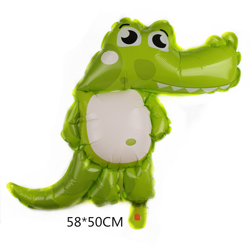 Куля фольгована Крокодил 58х50 см