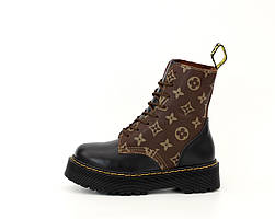 Жіночі черевики Dr Martens X Louis Vuitton Демісезонні  Люкс