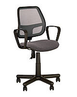 Кресло офисное Alfa GTP крестовина PM60 спинка сетка OH-14, сиденье ткань С-26 (Новый Стиль ТМ)