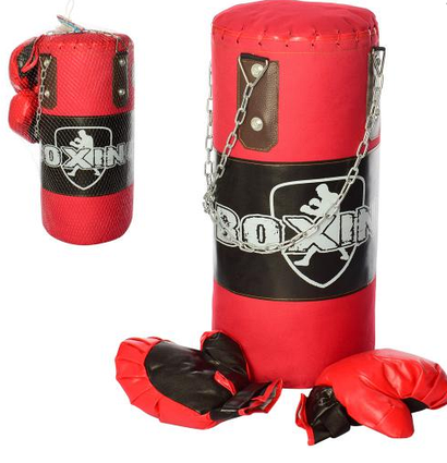 Дитячий боксерський набір рукавички та груша.Набір боксерський для хлопчиків.