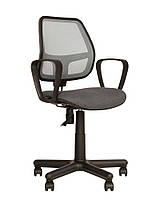 Кресло офисное Alfa GTP крестовина PM60 спинка сетка OH-14, сиденье ткань С-26 (Новый Стиль ТМ) спинка сітка OH-14, сидіння тканина Cagliari С-73