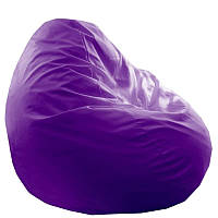 Кресло - груша фиолетового цвета от 60 х 90 до 100 х 140 см Pear