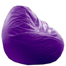 Крісло - груша фіолетового кольору від 60 х 90 до 100 х 140 см Pear
