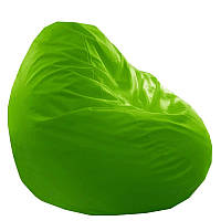 Кресло - груша зеленого цвета от 60 х 90 до 100 х 140 см Pear XL - 100 х 140 см