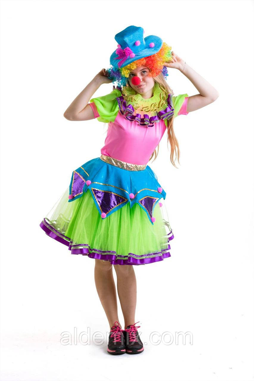 "Клоунеса" карнавальний костюм для аніматорів, фото 1