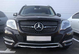 Решітка радіатора Mercedes GLK X204 (12-15) стиль Diamond AMG
