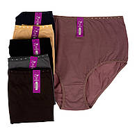 Труси жіночі, є розмір з 54 по 62. Комплект з 6 шт. Однотонні.