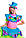 Цукеркова дівчинка "Солодка парочка" дорослий костюм для аніматорів, фото 3