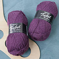 Носочная пряжа Drops Fabel - Uni print, 104 Purple