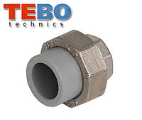 Сгон американка TEBO 40х1 1/4" РВ полипропиленовый