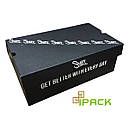 Коробка картонна самозбираюча 135х115х140 мм бура крафт мікрогофрокартон, фото 10