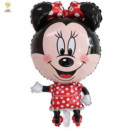 Фольгована кулька Мінні Маус 80х45см, фото 1