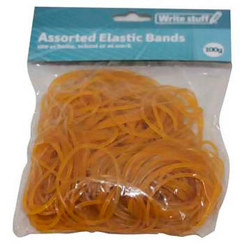 Гумки для грошей 100гр каучукові, діаметр 4,5см 8010