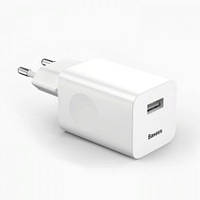 Зарядное устройство Baseus Quick Charge 3.0 1USB 5V-12V 3A White (CCALL-BX02)