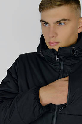 Демісезонна Куртка "Fusion" бренду Intruder ( чорна ), фото 2