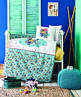 Спальний комплект в ліжечко Bummer indigo Karaca Home 10 предметів