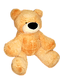Плюшевий ведмедик 77 см медовий, фото 3