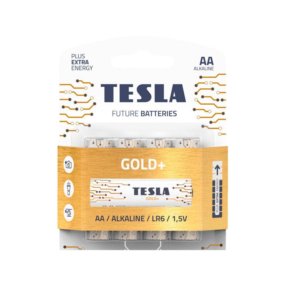 Батарейки AA (LR6) Tesla Gold + (4 шт.)
