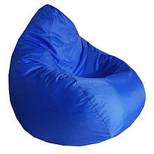 Крісло - груша синього кольору від 60 х 90 до 100 х 140 см Pear