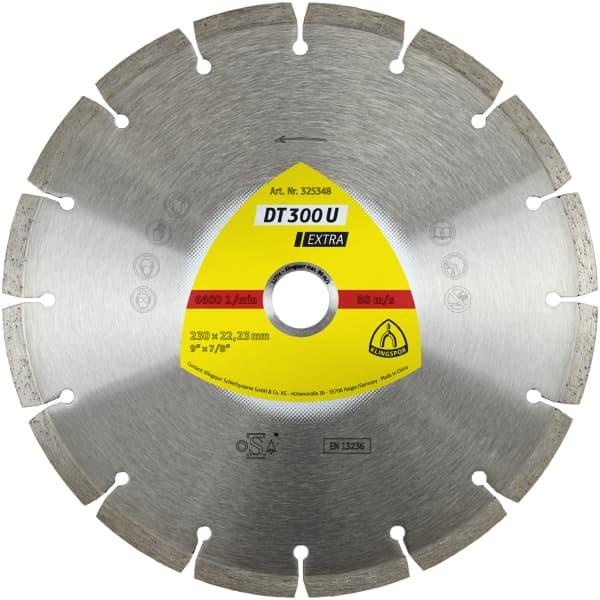 Диск алмазний відрізний Klingspor DT 300 U Extra (125x22.23 мм) (325346)