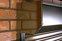 Короб алюминиевый для роллет 137 мм (коричневый)