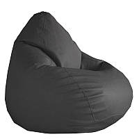 Кресло - груша серого цвета от 60 х 90 до 100 х 140 см Pear
