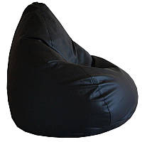 Кресло - груша черного цвета от 60 х 90 до 100 х 140 см Pear