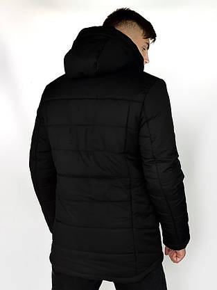 Куртка чоловіча зимова чорна Intruder Everest, фото 3