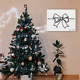 Картина на холсті  інтер'єрна абстрактна настінна арт панно Manific Decor "Bow / Бант", фото 5