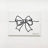 Картина на холсті  інтер'єрна абстрактна настінна арт панно Manific Decor "Bow / Бант", фото 6