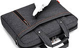 Велика сумка для ноутбука 15,6" Digital Burnur dark gray, фото 6