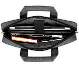 Велика сумка для ноутбука 15,6" Digital Burnur dark gray, фото 9