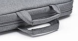 Сумка для ноутбука 15" Digital Gumantu gray, фото 7