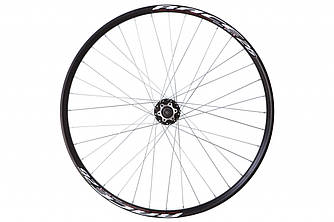 Колесо пер. VLT 29" AL 36H двост. під диск. чорн.; Втулка SHUNFENG SF-H25F на гайках чорн.