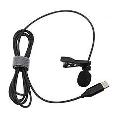 Петличний мікрофон Type-C роз'єм Alitek Chip для смартфона, комп'ютера