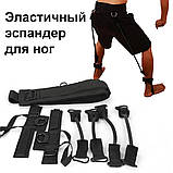 Тренажер для стрибків Еспандер для ніг і присідань трубчастий для фітнесу Vertical High Jump Trainer, фото 8