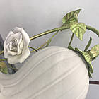 Настільна лампа Е27 30х50 см зелена, антична Троянда метал/скло, фото 10