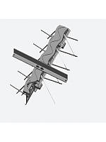 Деформационный профиль ремонтный Синус ПДШ Rsin-135