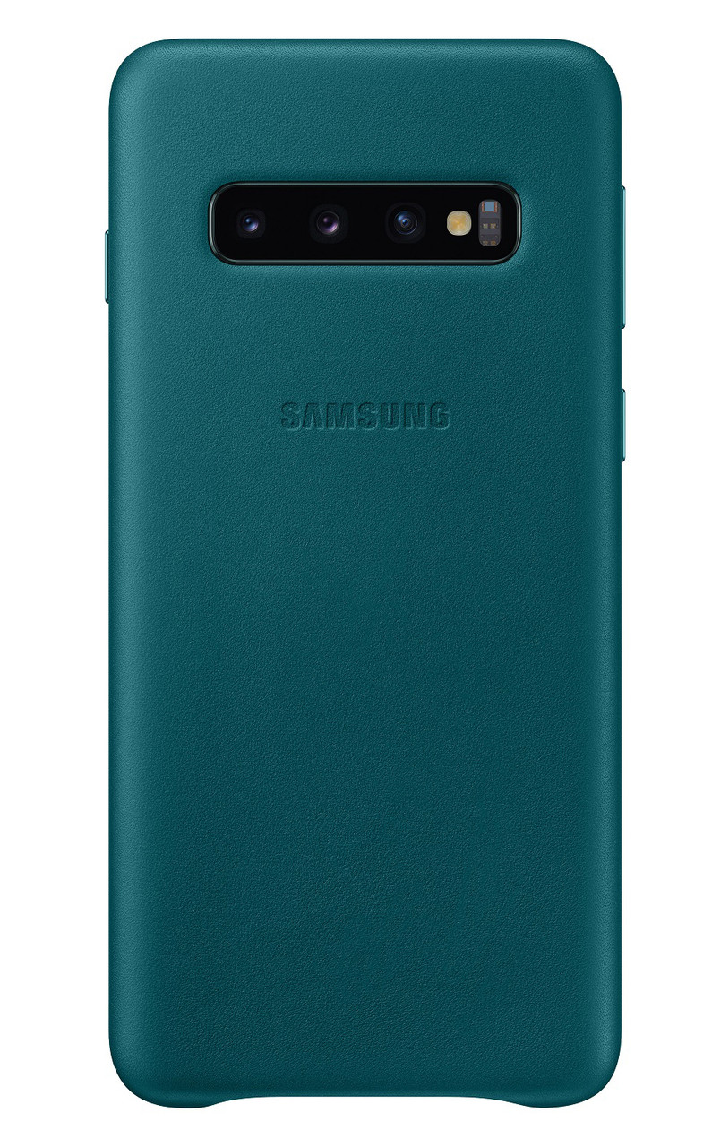 Оригінальний шкіряний Чохол Samsung Leather Cover Green для Samsung Galaxy S10 Plus SM-G975