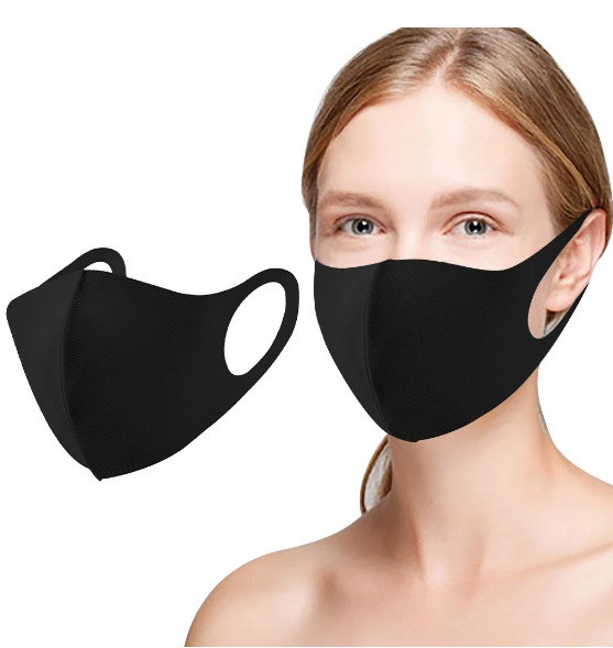 Маска багаторазова захисна для антивірусного й антимікробного захисту, розмір M