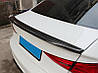 Карбоновий спойлер Audi A3 8V седан тюнінг сабля (v2) Ducktail, фото 4